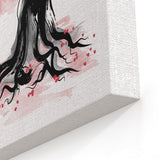 The Cheshire's Tree Sumi-e - Canvas Print