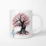 The Cheshire's Tree Sumi-e - Mug