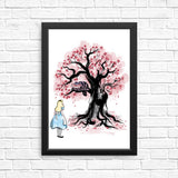 The Cheshire's Tree Sumi-e - Posters & Prints