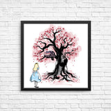 The Cheshire's Tree Sumi-e - Posters & Prints