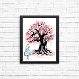 The Cheshire's Tree Sumi-e - Posters & Prints