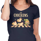 The Chickens - Women's V-Neck