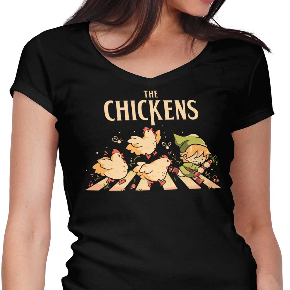 The Chickens - Women's V-Neck