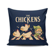 The Chickens - Throw Pillow