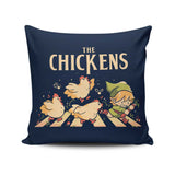 The Chickens - Throw Pillow