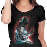 The Dark Sithlouette - Women's V-Neck