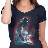 The Dark Sithlouette - Women's V-Neck