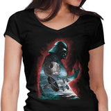 The Dark Sithlouette - Women's V-Neck
