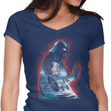 The Dark Sithlouette - Women's V-Neck
