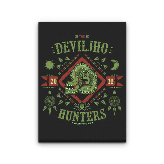 The Deviljho Hunters - Canvas Print