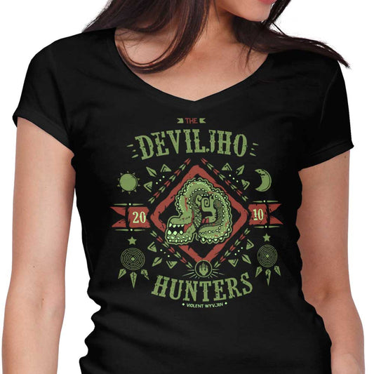 The Deviljho Hunters - Women's V-Neck