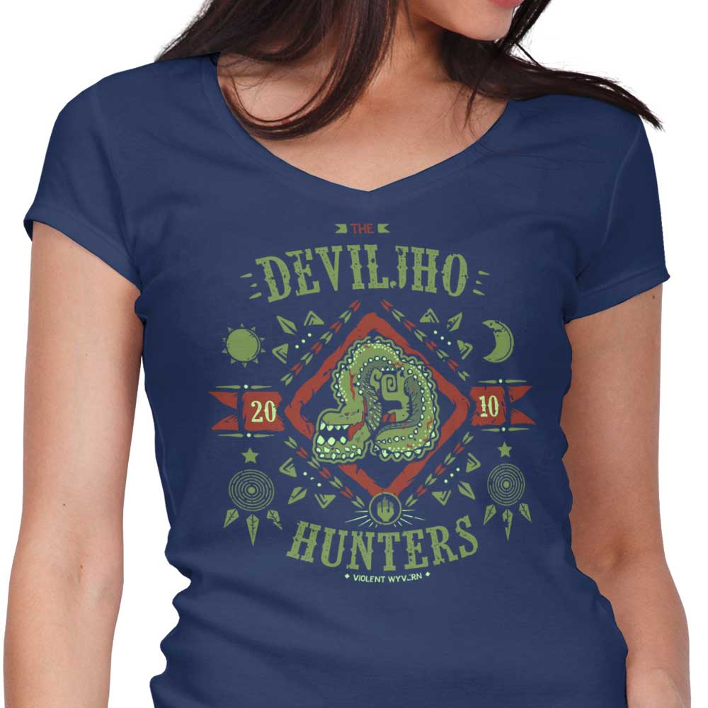 The Deviljho Hunters - Women's V-Neck