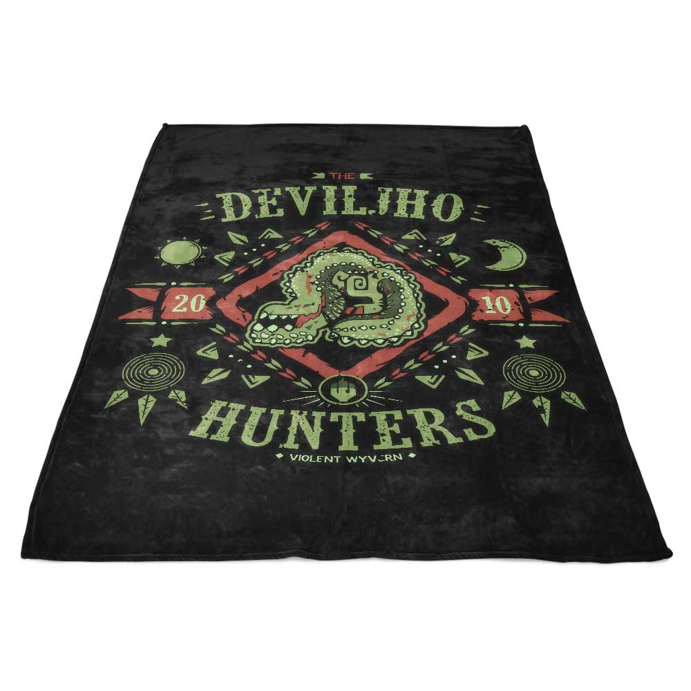 The Deviljho Hunters - Fleece Blanket