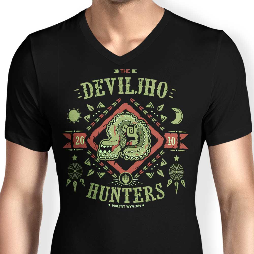 The Deviljho Hunters - Men's V-Neck