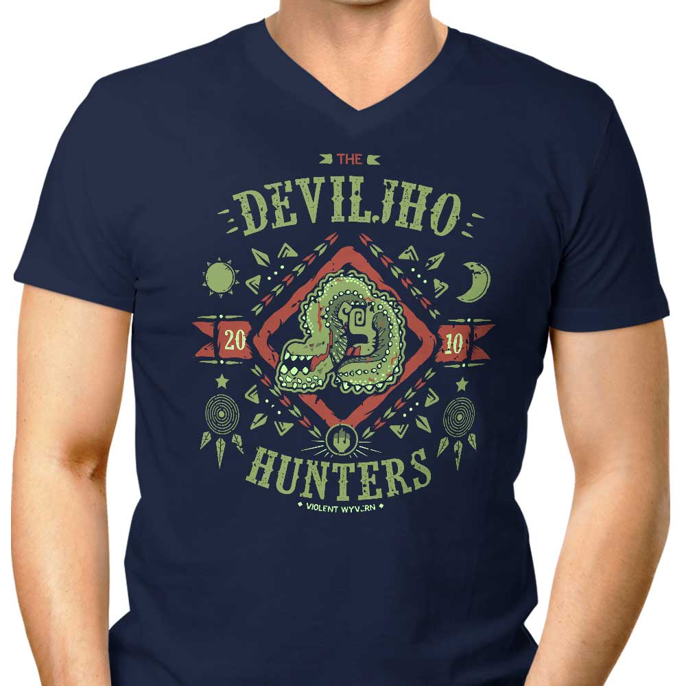 The Deviljho Hunters - Men's V-Neck