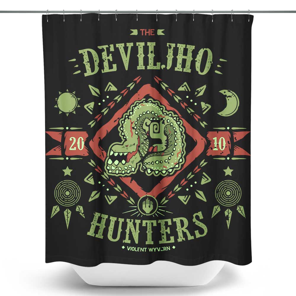 The Deviljho Hunters - Shower Curtain