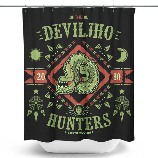 The Deviljho Hunters - Shower Curtain