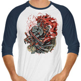 The Devourer of Tomorrow - 3/4 Sleeve Raglan T-Shirt