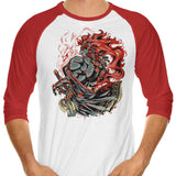 The Devourer of Tomorrow - 3/4 Sleeve Raglan T-Shirt
