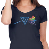 The Diabolical Side of the Seven - Women's V-Neck
