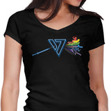 The Diabolical Side of the Seven - Women's V-Neck