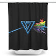 The Diabolical Side of the Seven - Shower Curtain