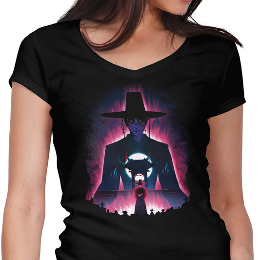 The Eclipse King - Women's V-Neck