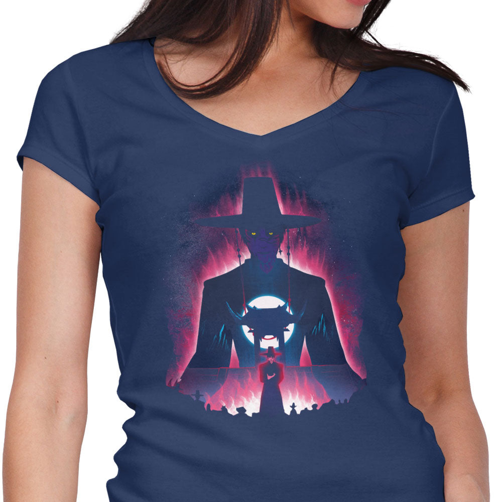 The Eclipse King - Women's V-Neck