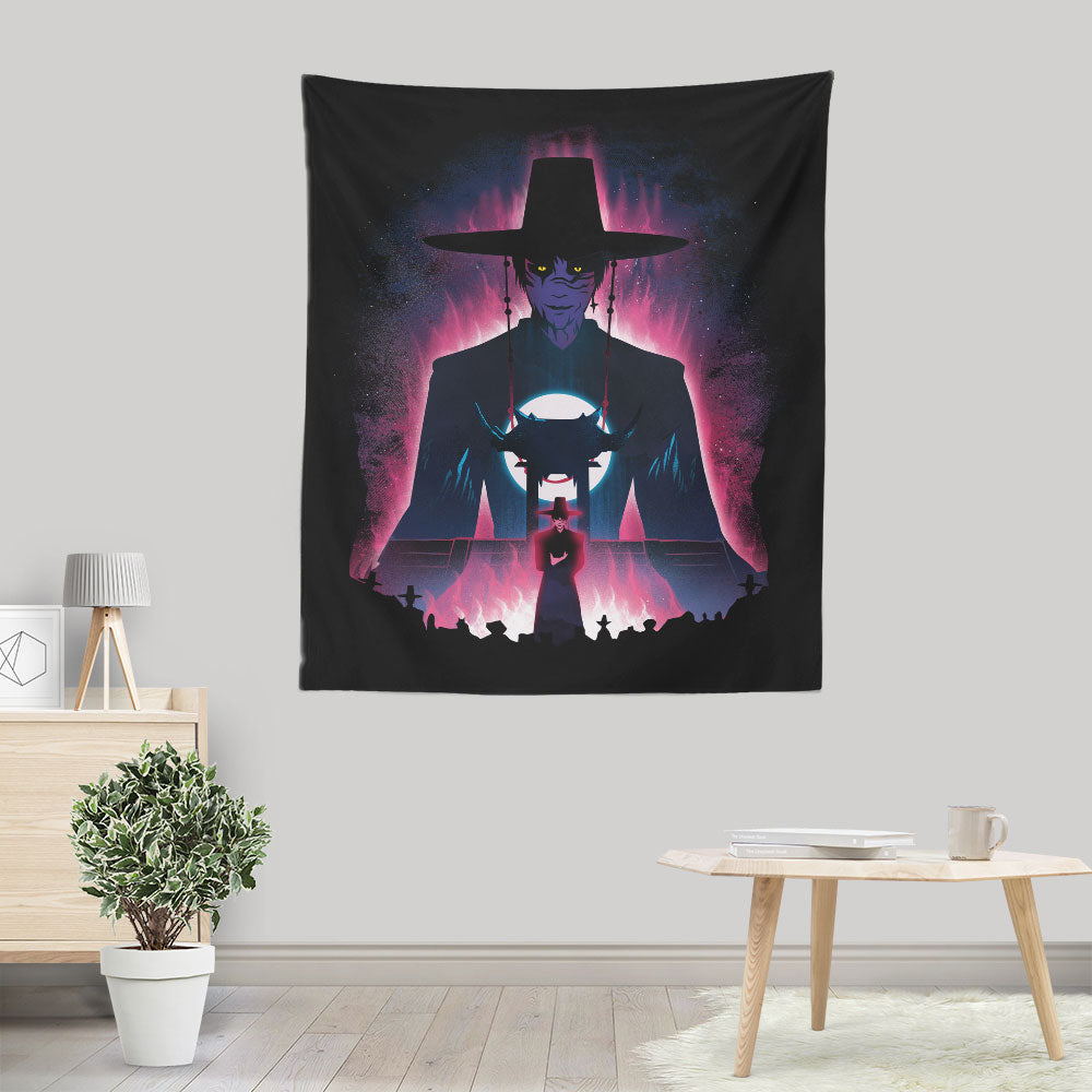 The Eclipse King - Wall Tapestry