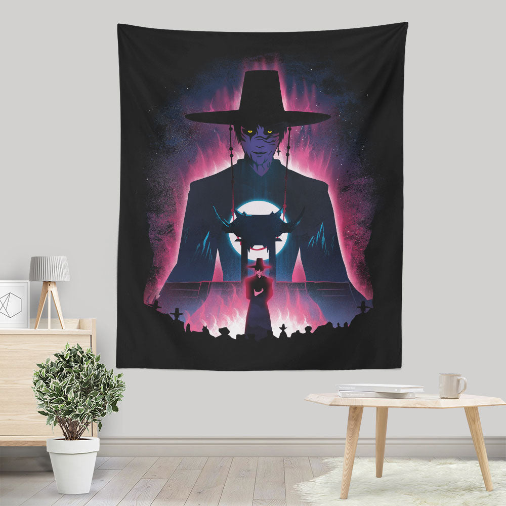 The Eclipse King - Wall Tapestry