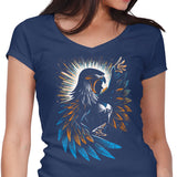 The Falcon Sorceress - Women's V-Neck