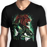 The Fighting Tiger - Men's V-Neck