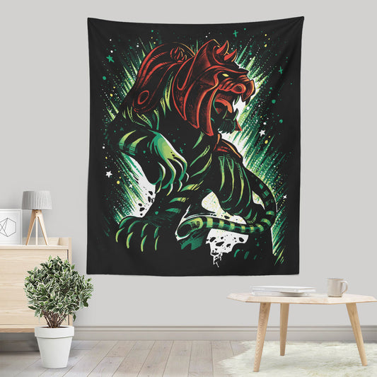 The Fighting Tiger - Wall Tapestry