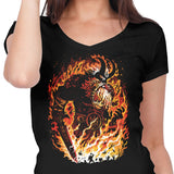 The Fire Giant - Women's V-Neck