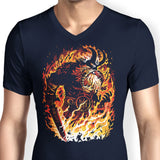 The Fire Giant - Men's V-Neck