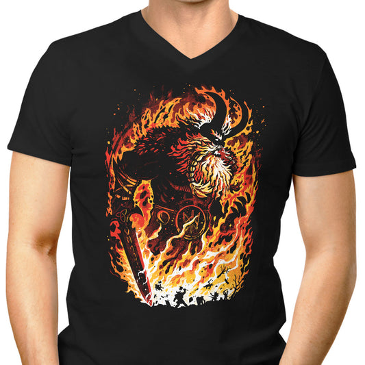The Fire Giant - Men's V-Neck
