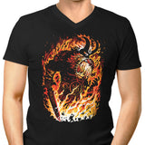 The Fire Giant - Men's V-Neck