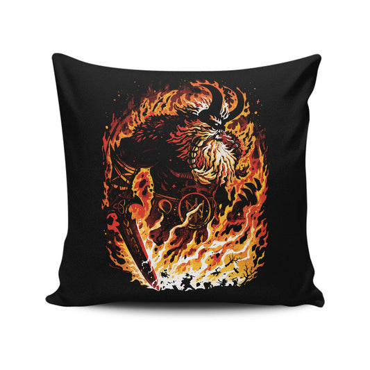 The Fire Giant - Throw Pillow