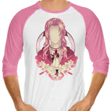 The Flower Peddler - 3/4 Sleeve Raglan T-Shirt