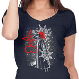 The Flurry of Dancing Flames - Women's V-Neck