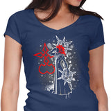 The Flurry of Dancing Flames - Women's V-Neck