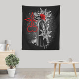 The Flurry of Dancing Flames - Wall Tapestry