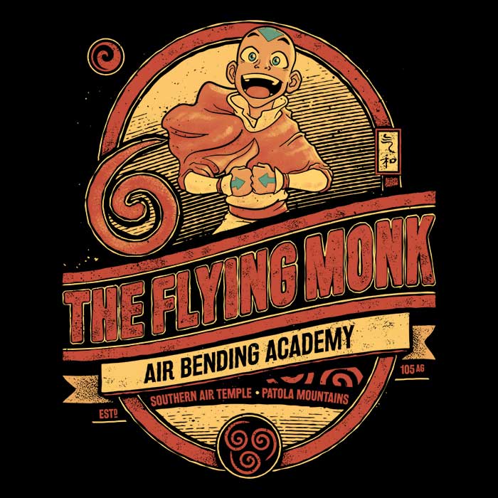 The Flying Monk - Mousepad
