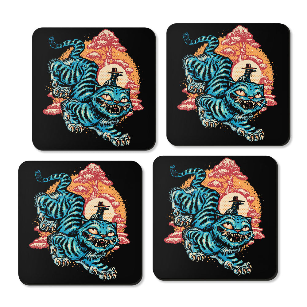 The Glowing Tiger - Coasters