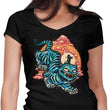 The Glowing Tiger - Women's V-Neck