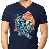 The Glowing Tiger - Men's V-Neck