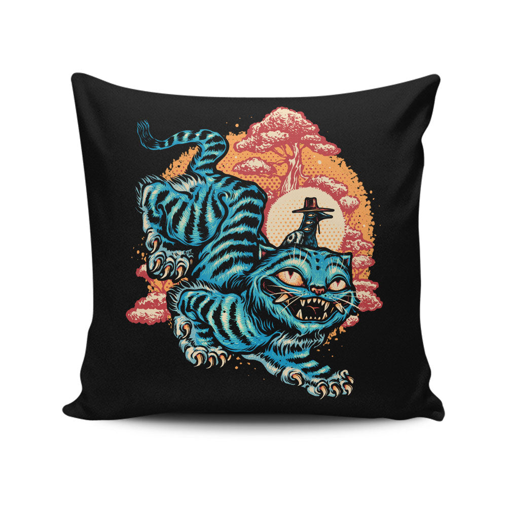 The Glowing Tiger - Throw Pillow