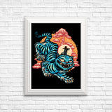 The Glowing Tiger - Posters & Prints