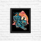 The Glowing Tiger - Posters & Prints