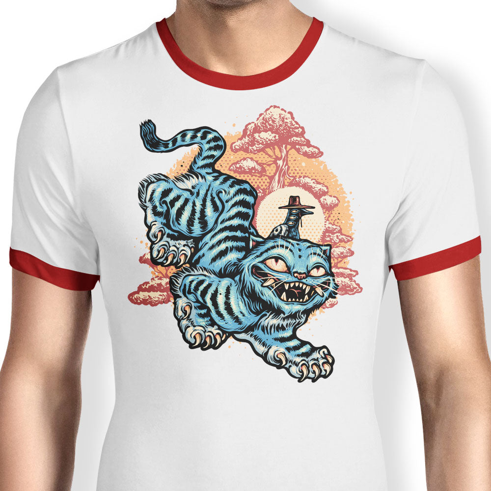 The Glowing Tiger - Ringer T-Shirt
